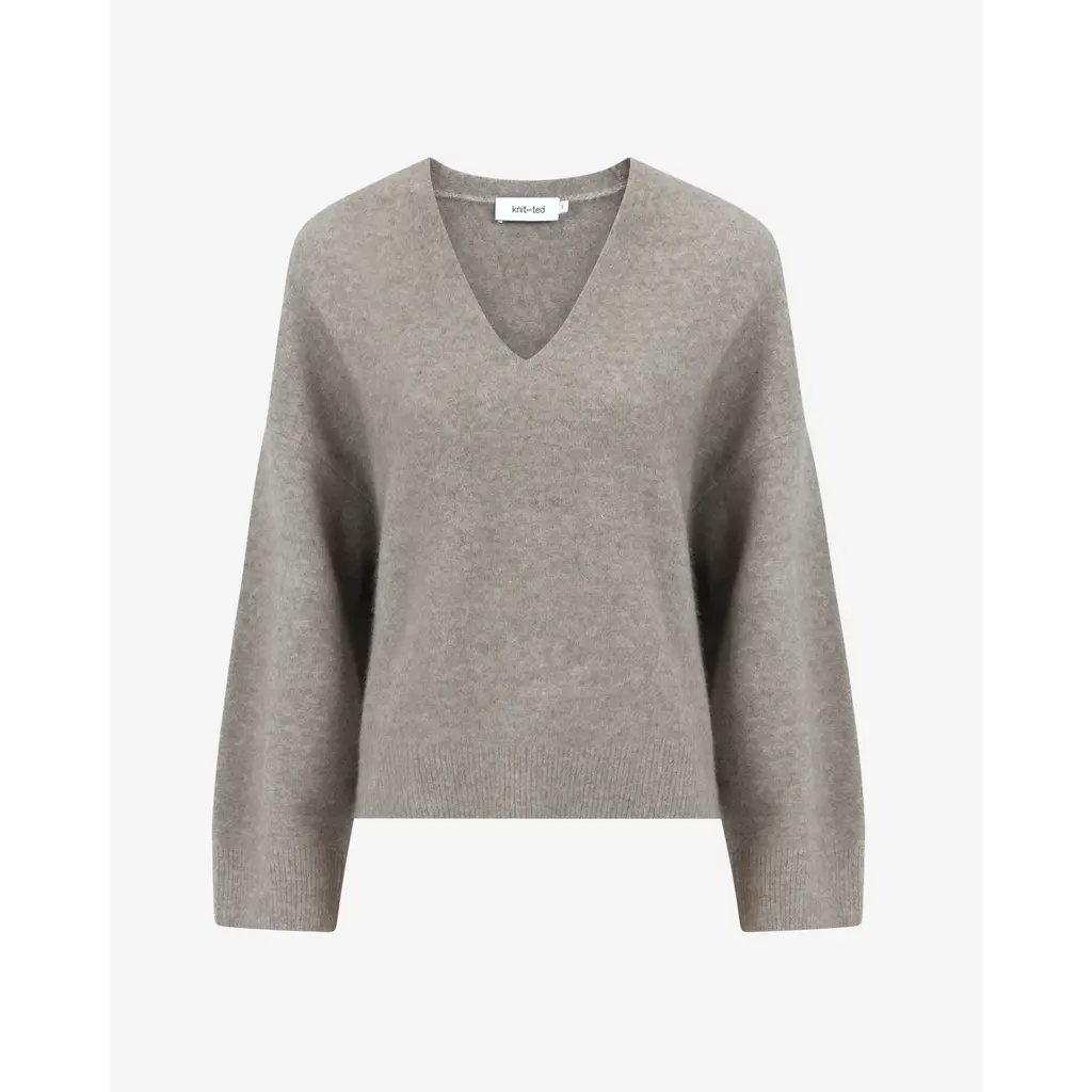 Knit-ted trui Lucia in sand