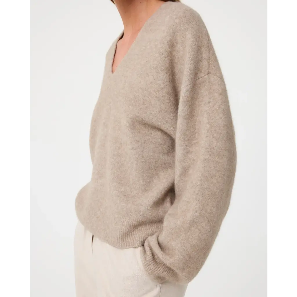 Knit-ted trui Lucia in sand
