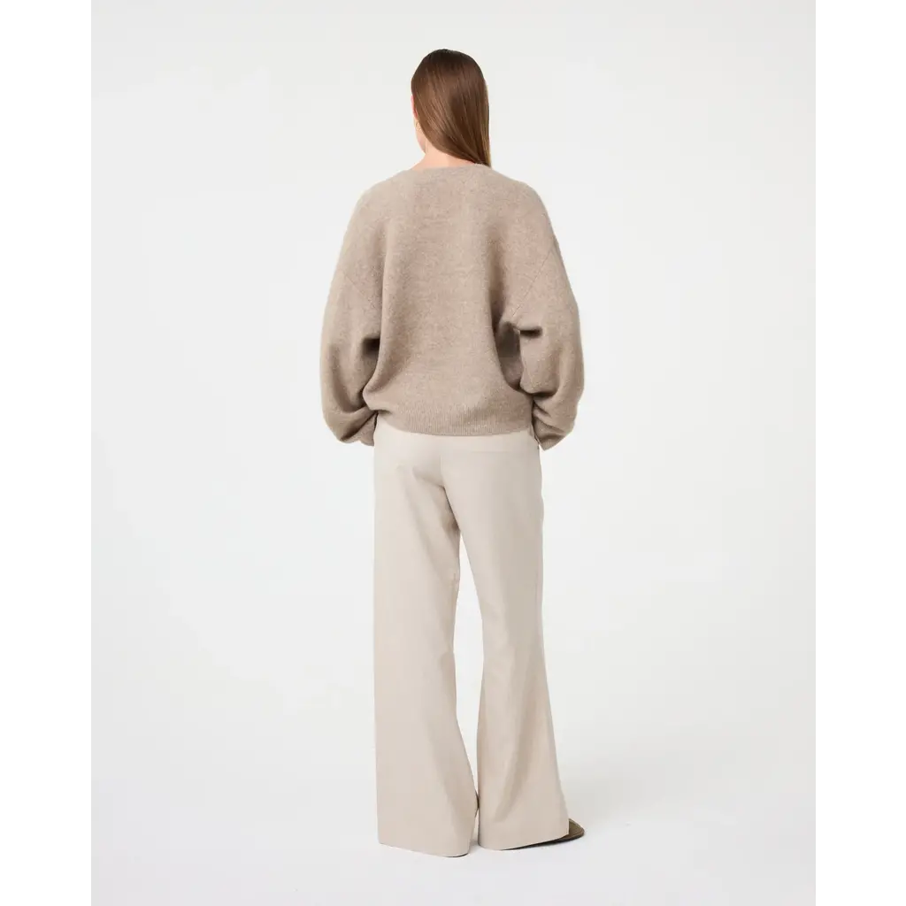 Knit-ted trui Lucia in sand