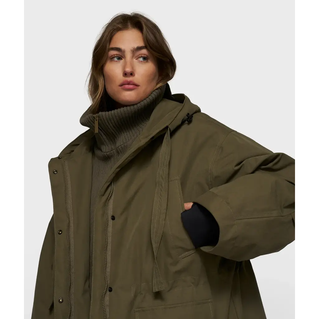 10 Days jas Royal Parka in dark olive