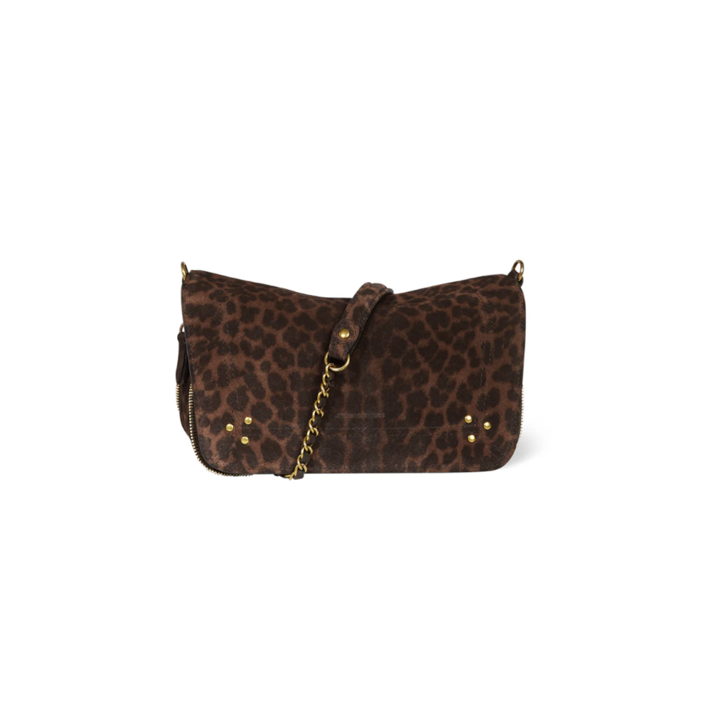 Jérôme Dreyfuss tas Bobi S in imprimé leopard naturel