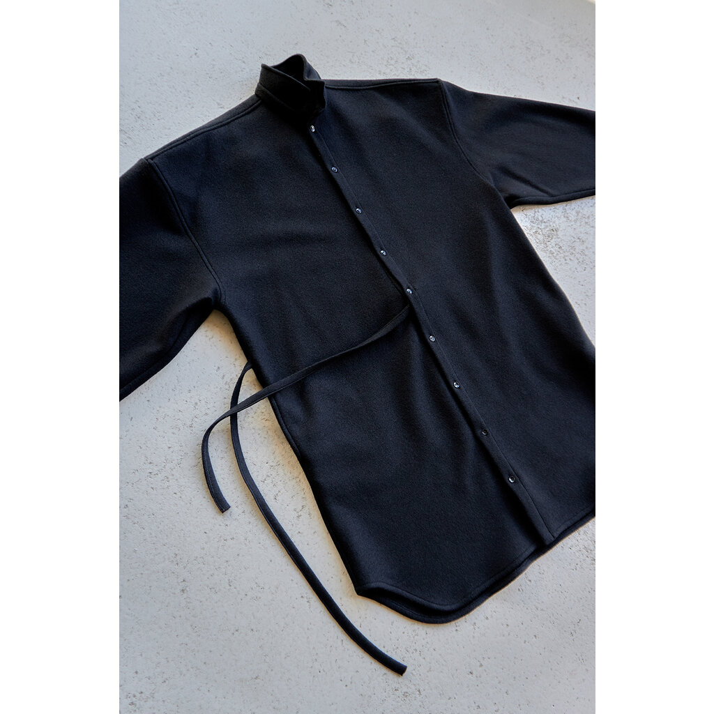 Monique van Heist jas No. 10 in black felt