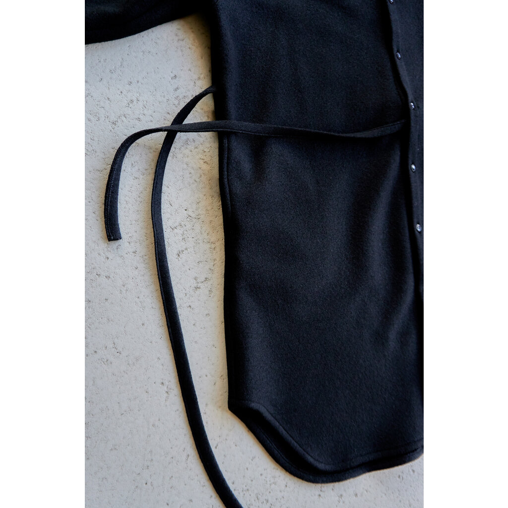 Monique van Heist jas No. 10 in black felt