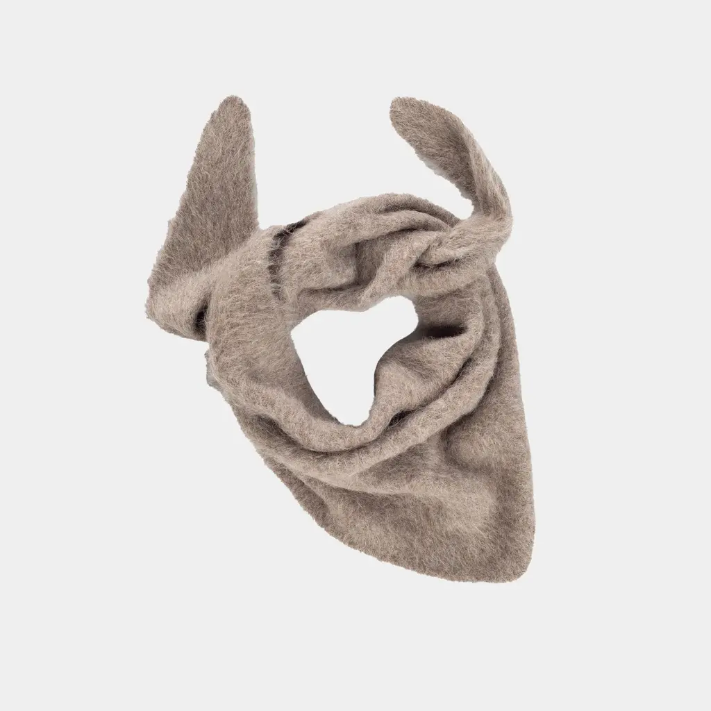 Knit-ted shawl Nikita in mocca