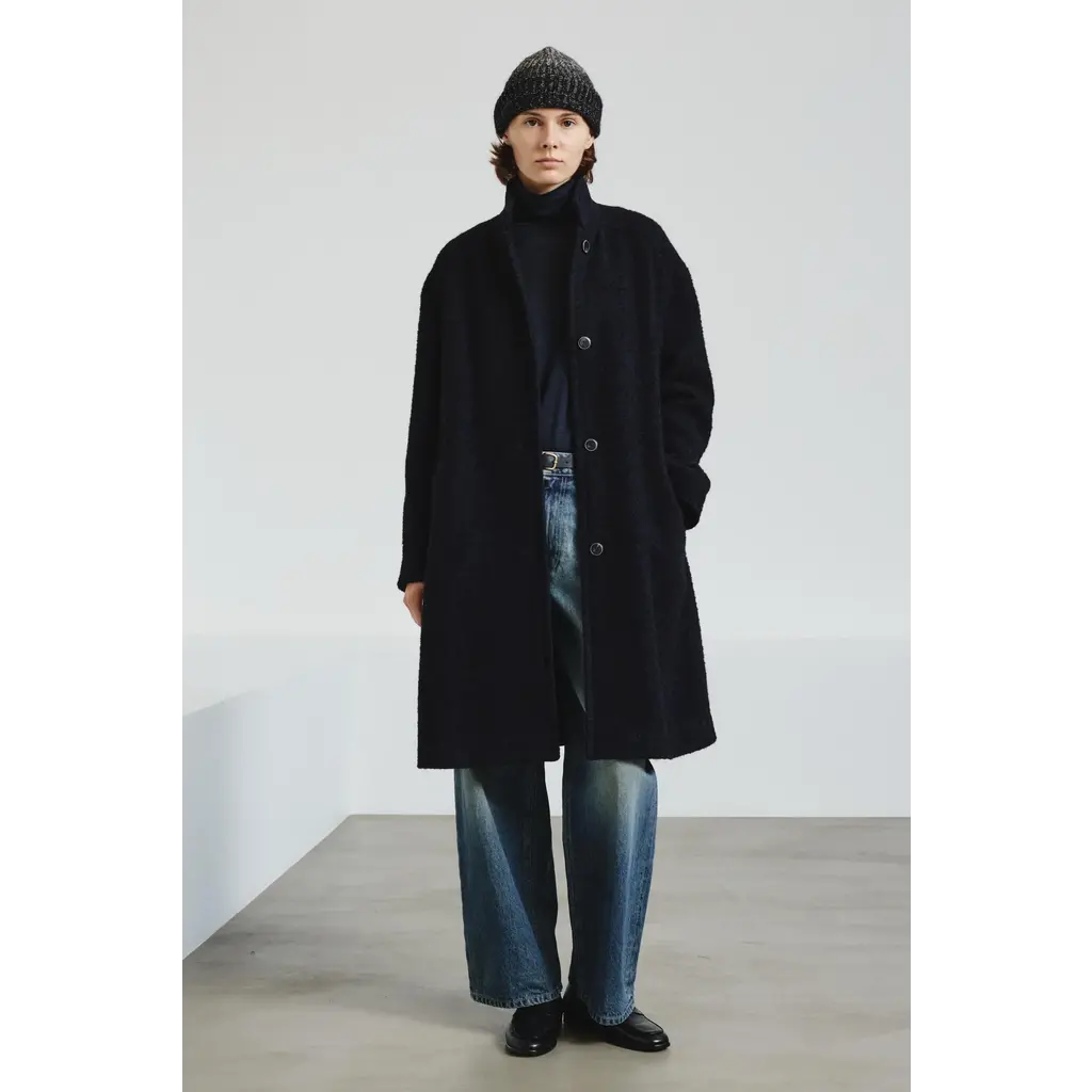 Pomandère jas in navy
