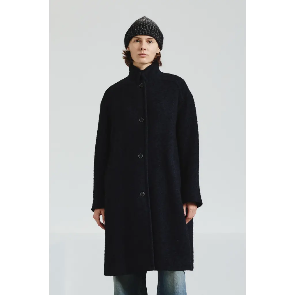 Pomandère jas in navy