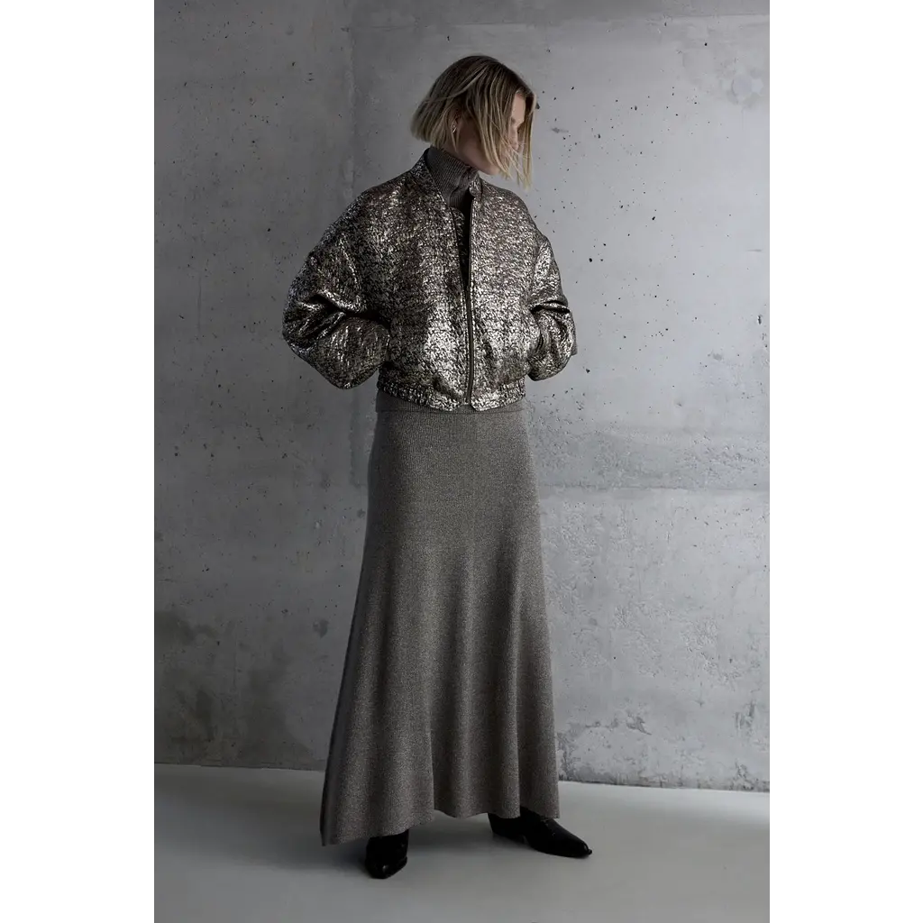Femmes du Sud jasje Paige Metallic in mid brown