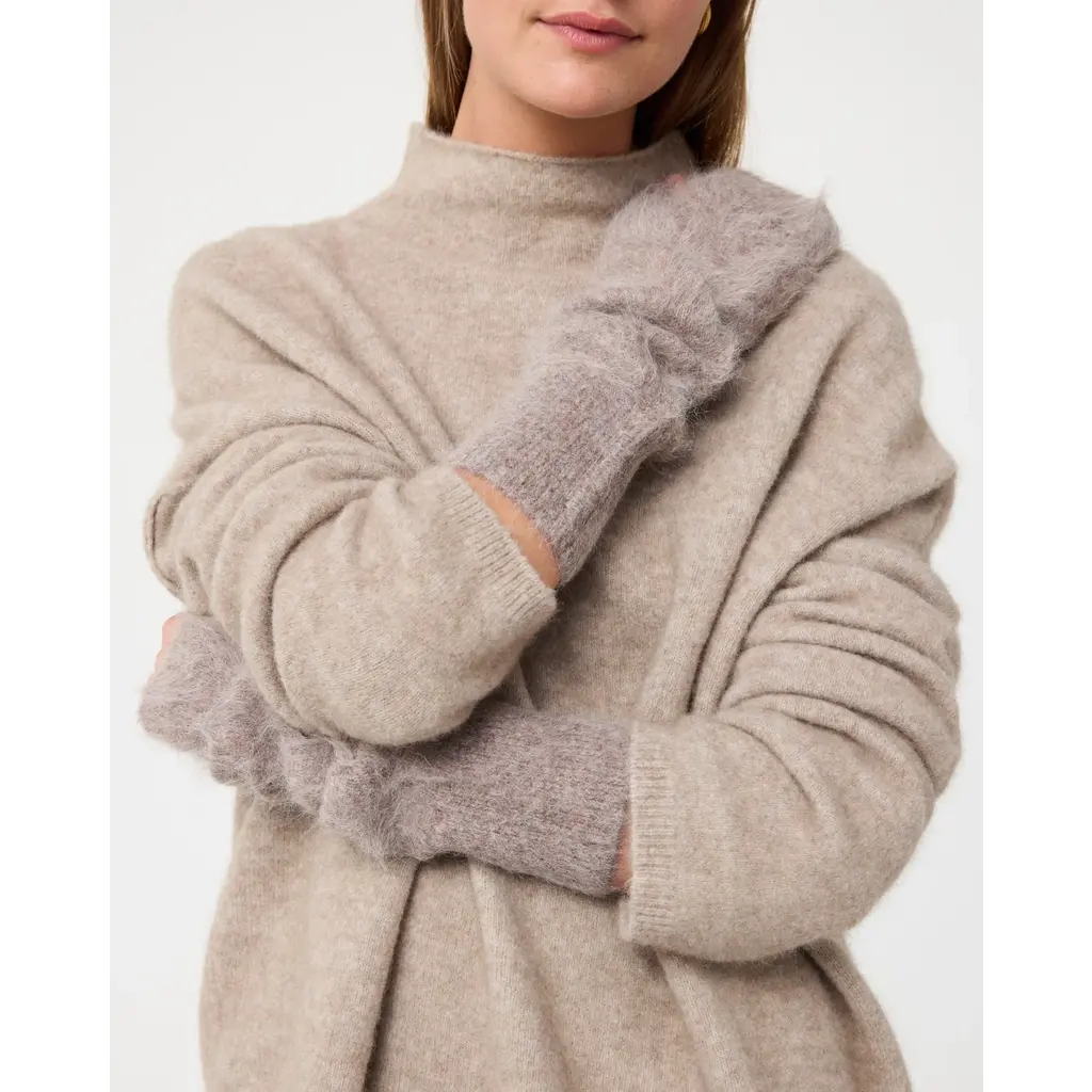 Knit-ted handschoenen Michelle in mocca