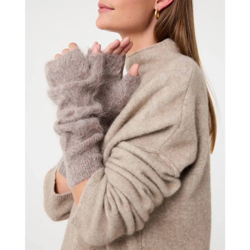 Knit-ted handschoenen Michelle in mocca