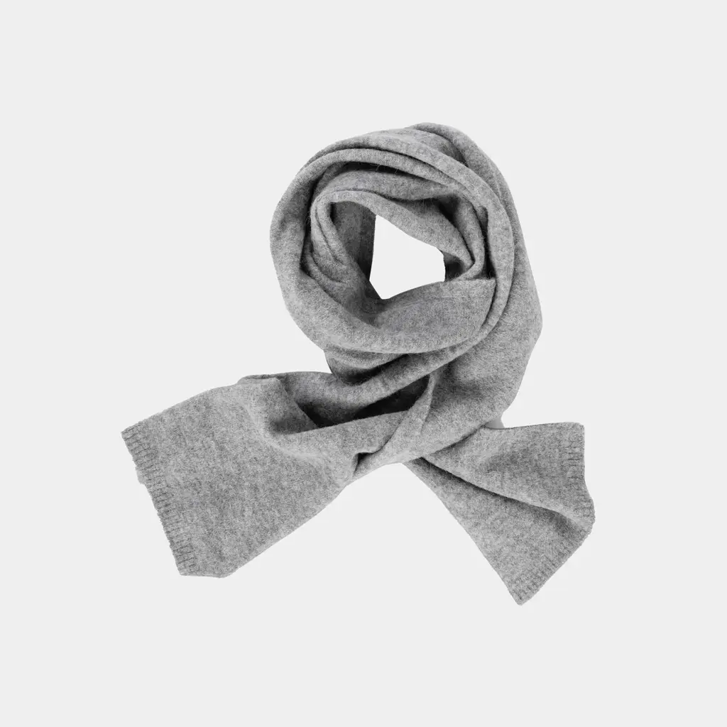 Knit-ted shawl Evi Scarf in mid grey