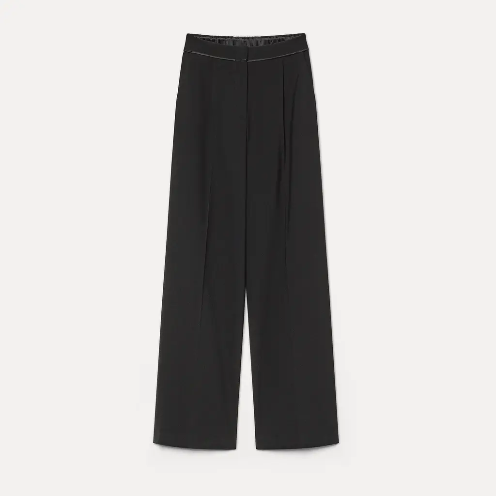 Forte Forte high waist pantalon in noir