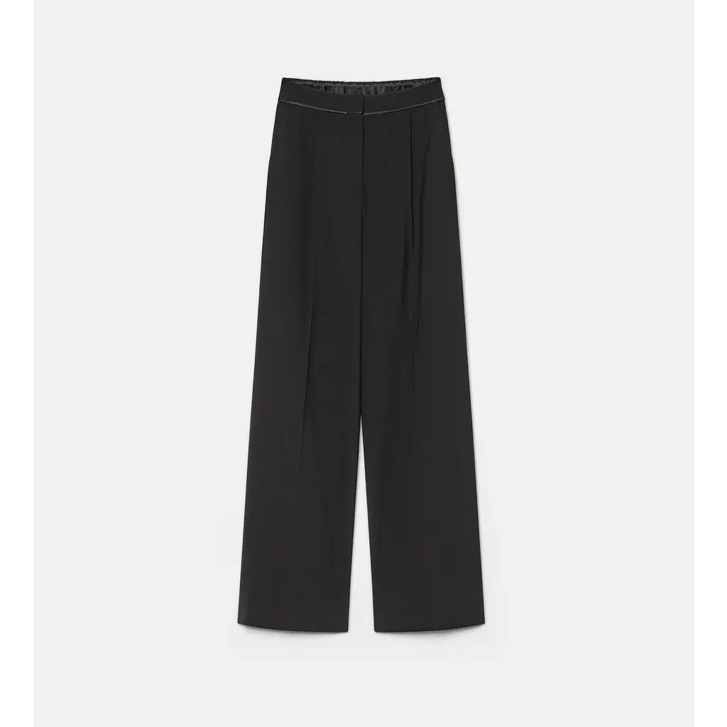 Forte Forte high waist pantalon in noir