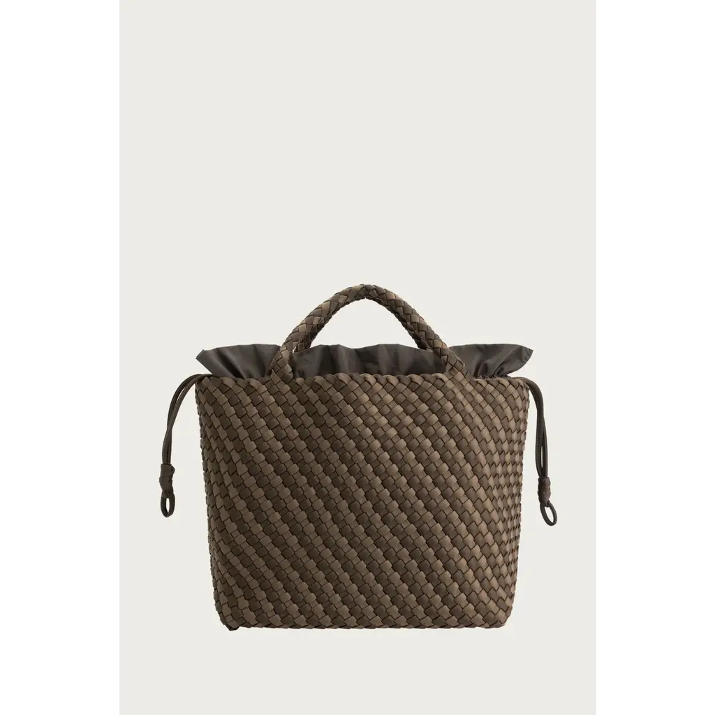 Marrea tas medium stripe in espresso-coco