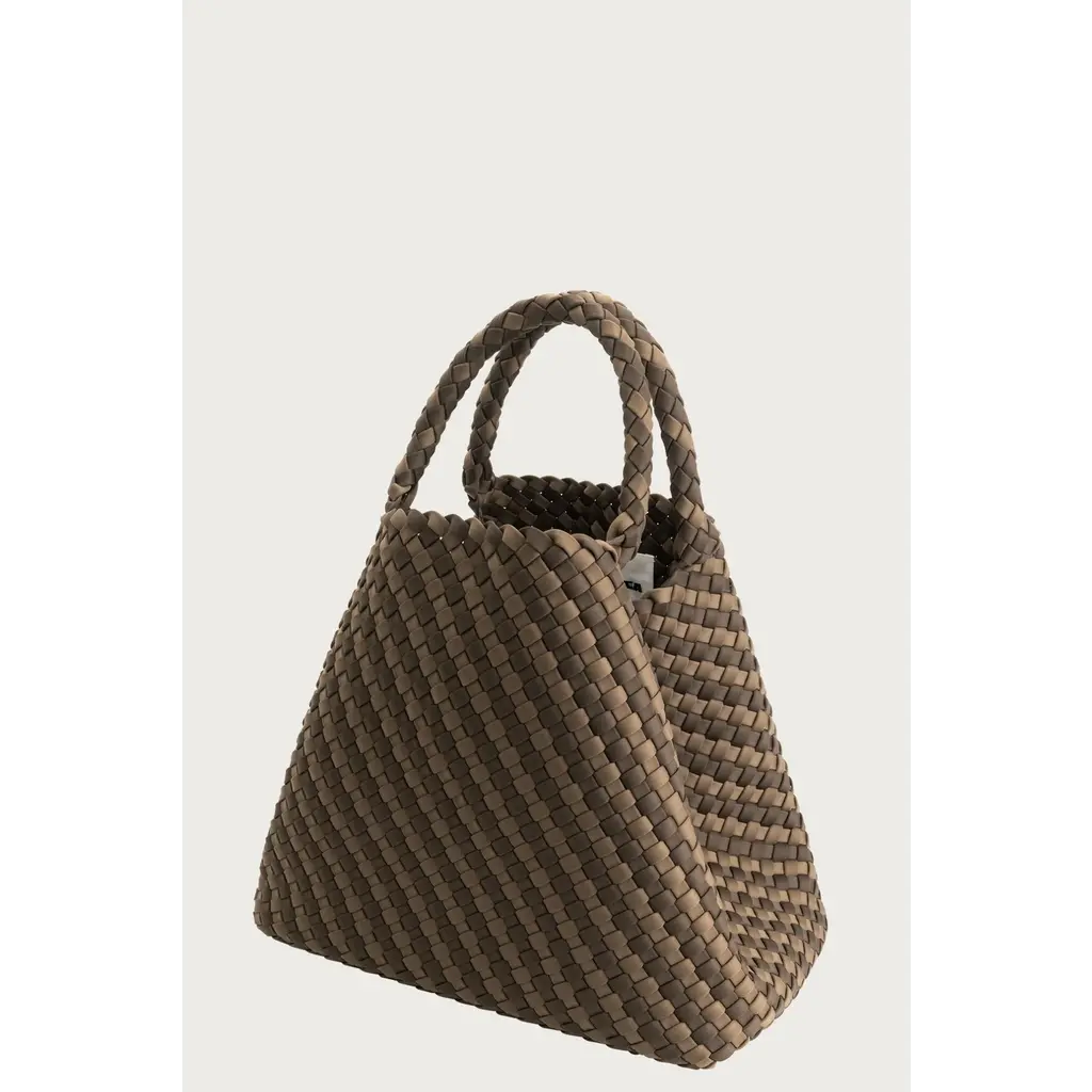 Marrea tas medium stripe in espresso-coco