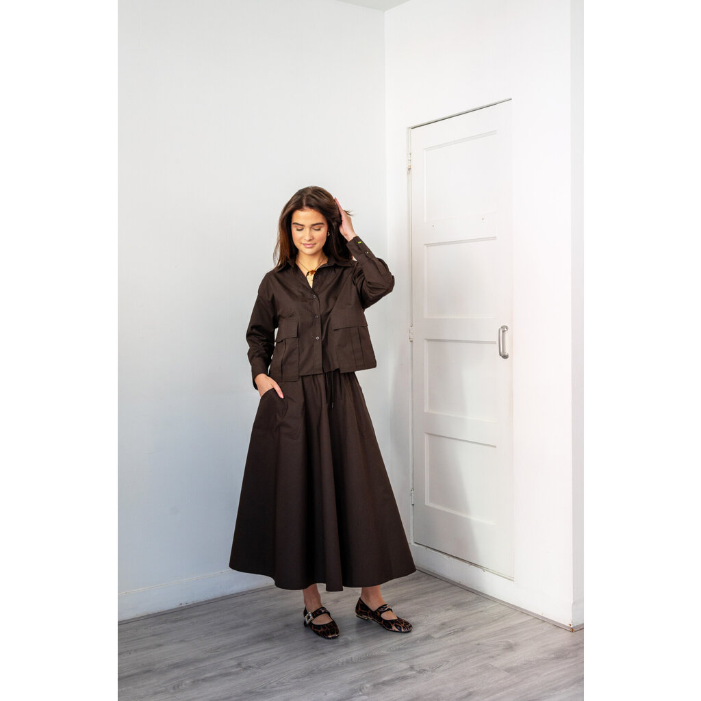 The Perfect rok Frankfurt in brown