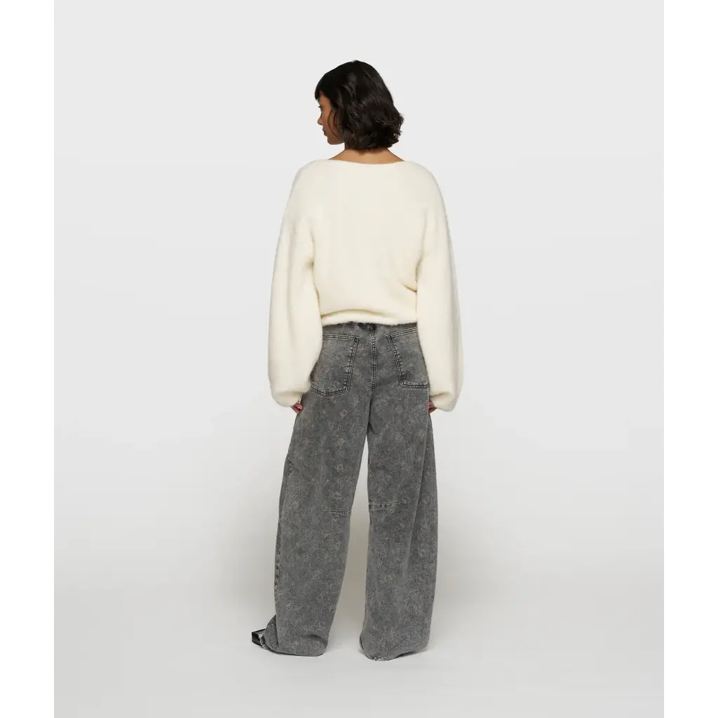 10 Days pantalon western monogram in black