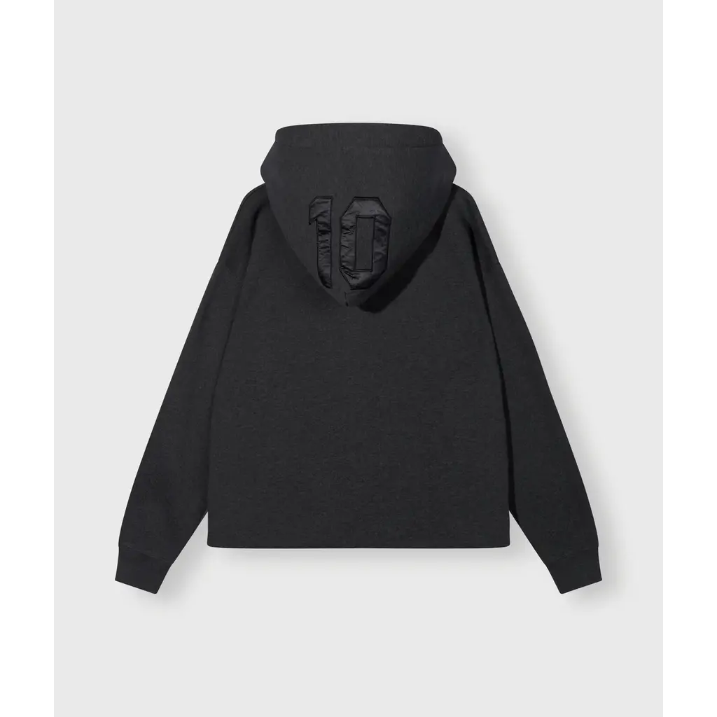 10 Days statement zip hoodie in antra melee