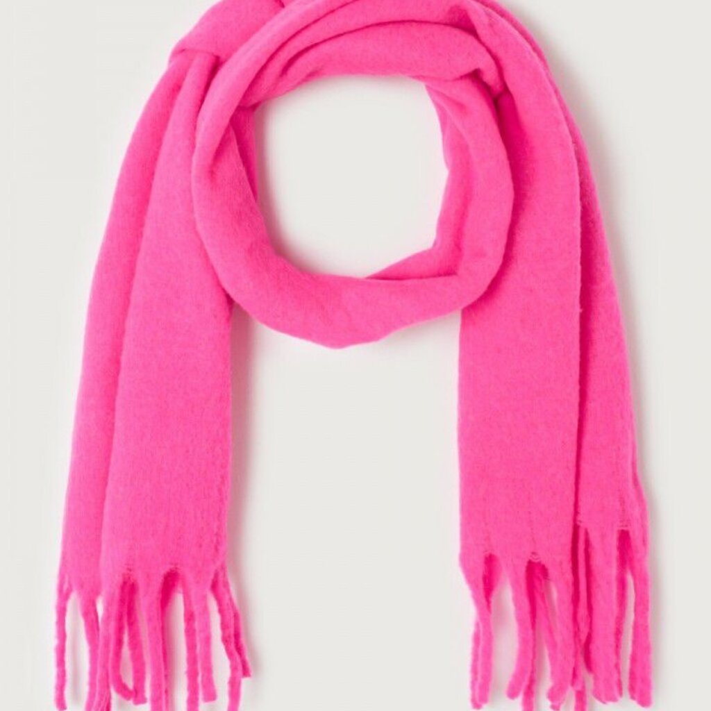 American Vintage shawl in rose fluo