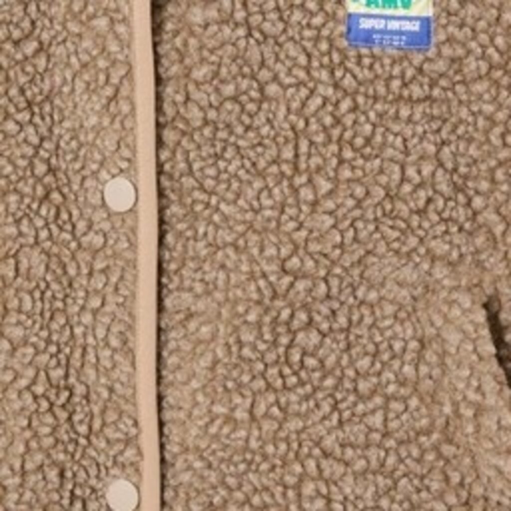 American Vintage bodywarmer/mouwloos vest in nutmeg melange