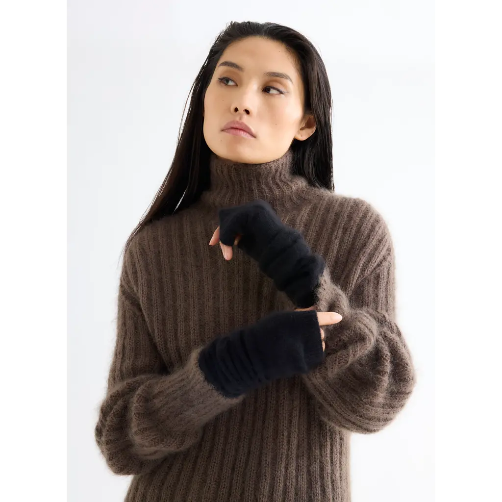 Majestic vingeloze wanten FMT002 in black