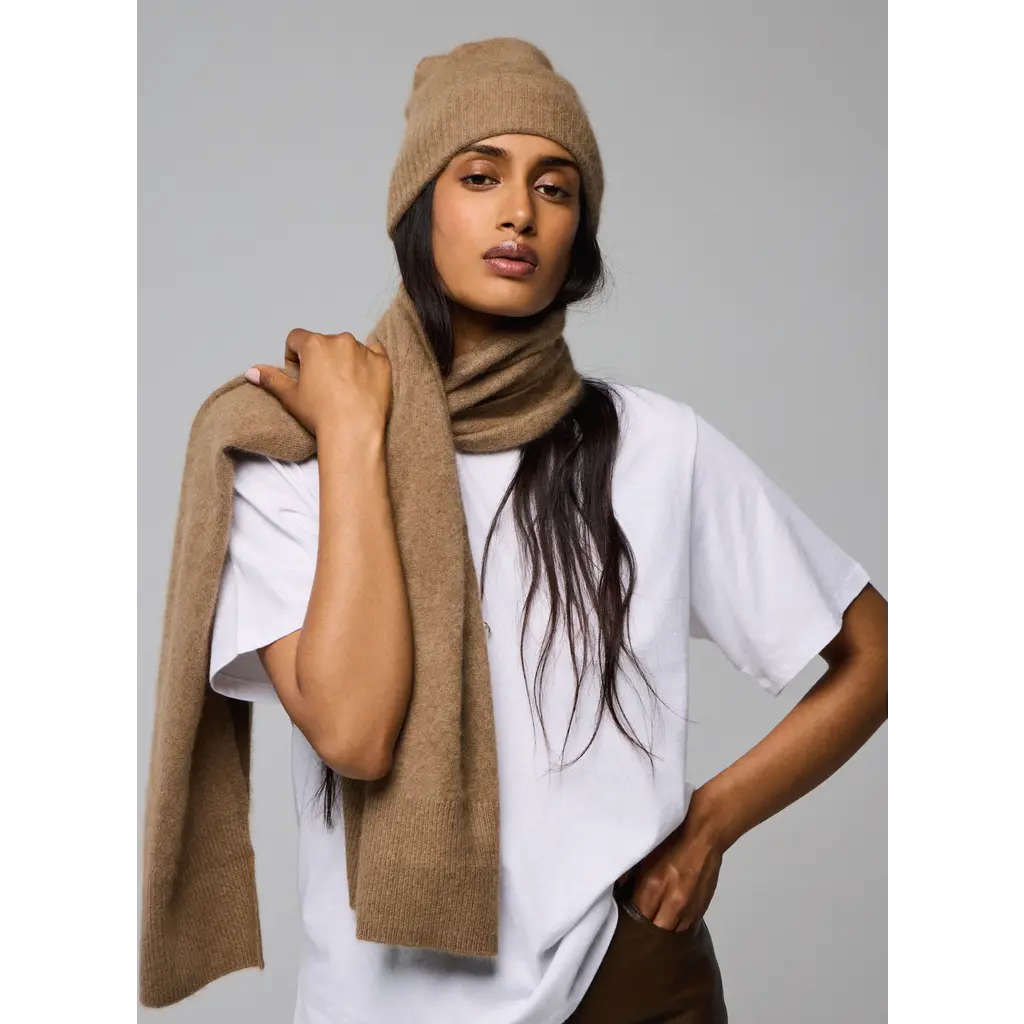 Majestic shawl FEC034 Echarpe in bison