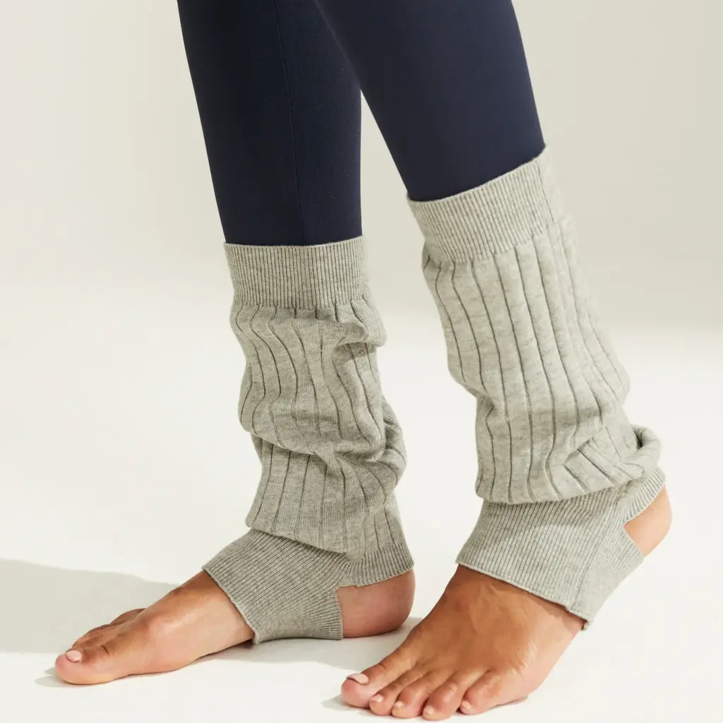 Deblon Sports legwarmers in grey melange