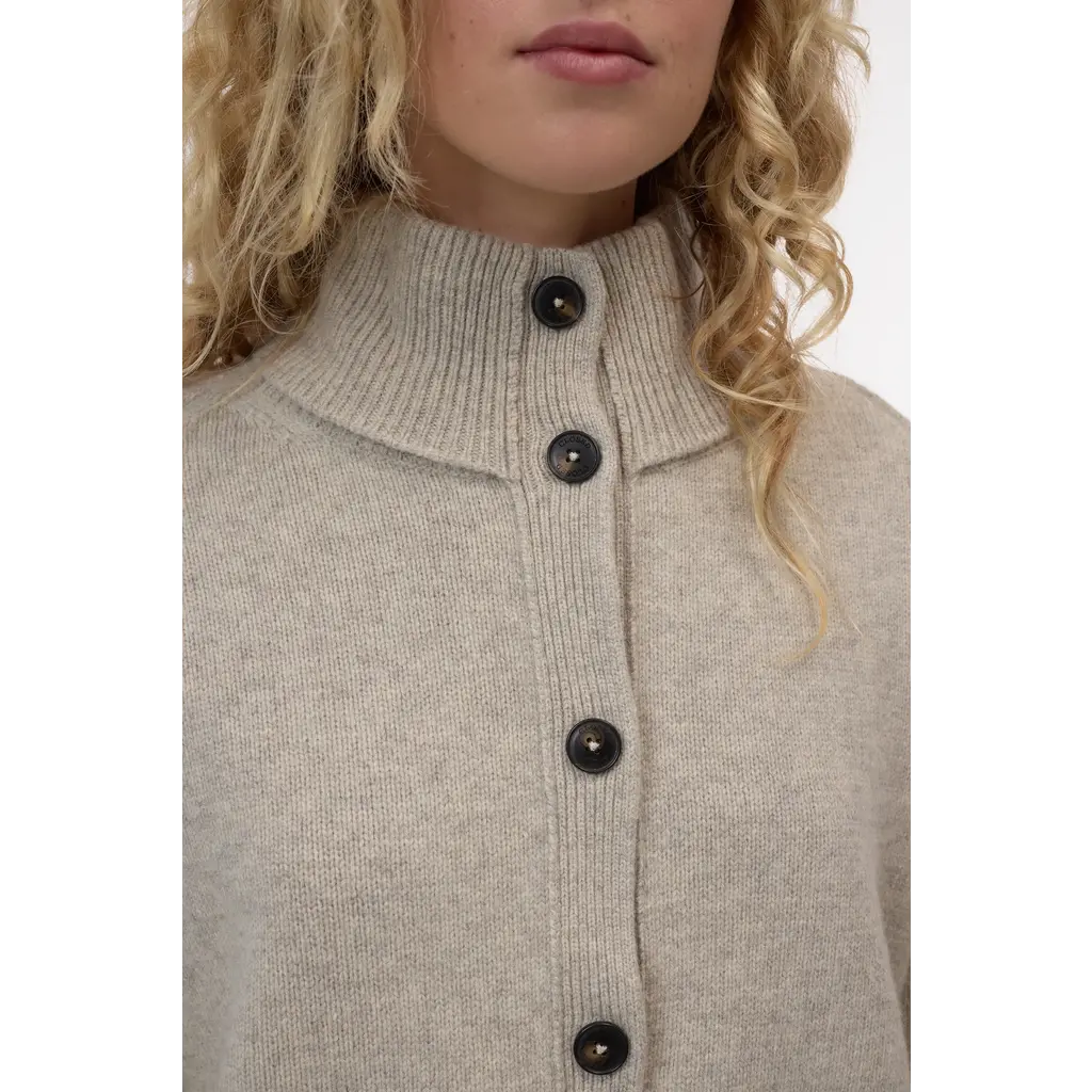 CLOSED rollneck vest in silt grey