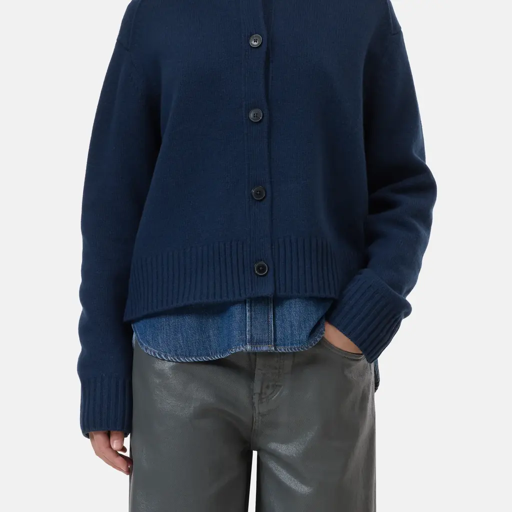 CLOSED rollneck vest in dark night