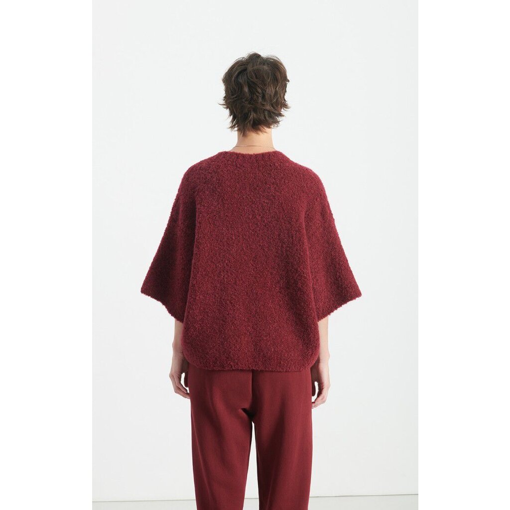 American Vintage trui korte mouw in grenade chine