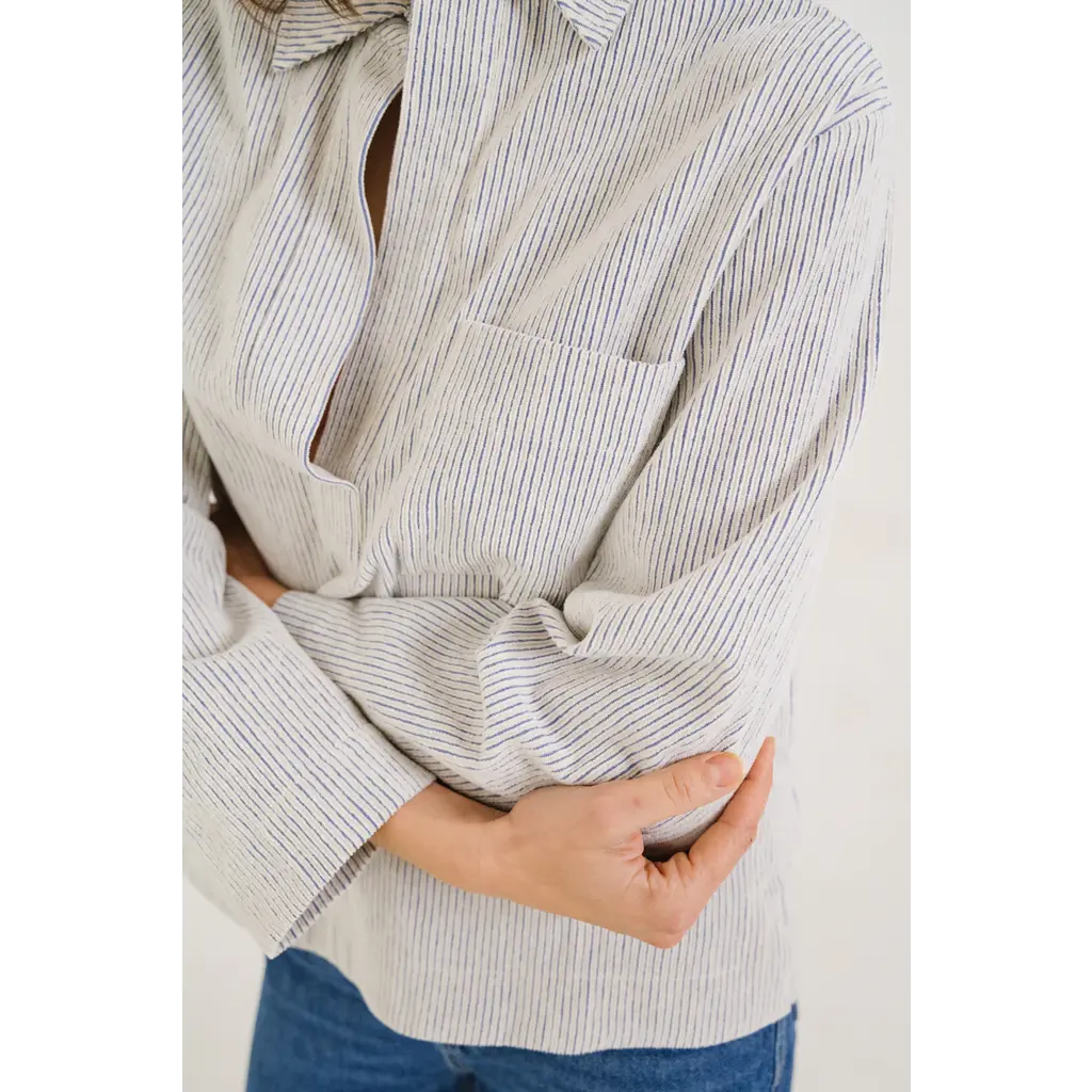 Sacrecoeur blouse Maelie Ottawa in bleu
