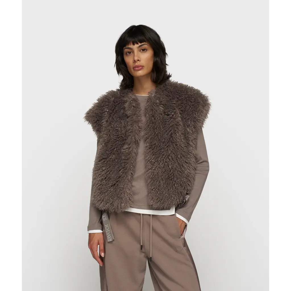 10 Days Bobbie gilet in moonrock