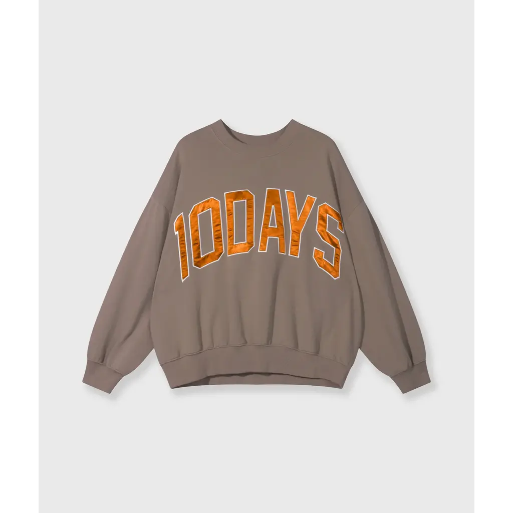 10 Days baseball sweater 10DAYS in moonrock