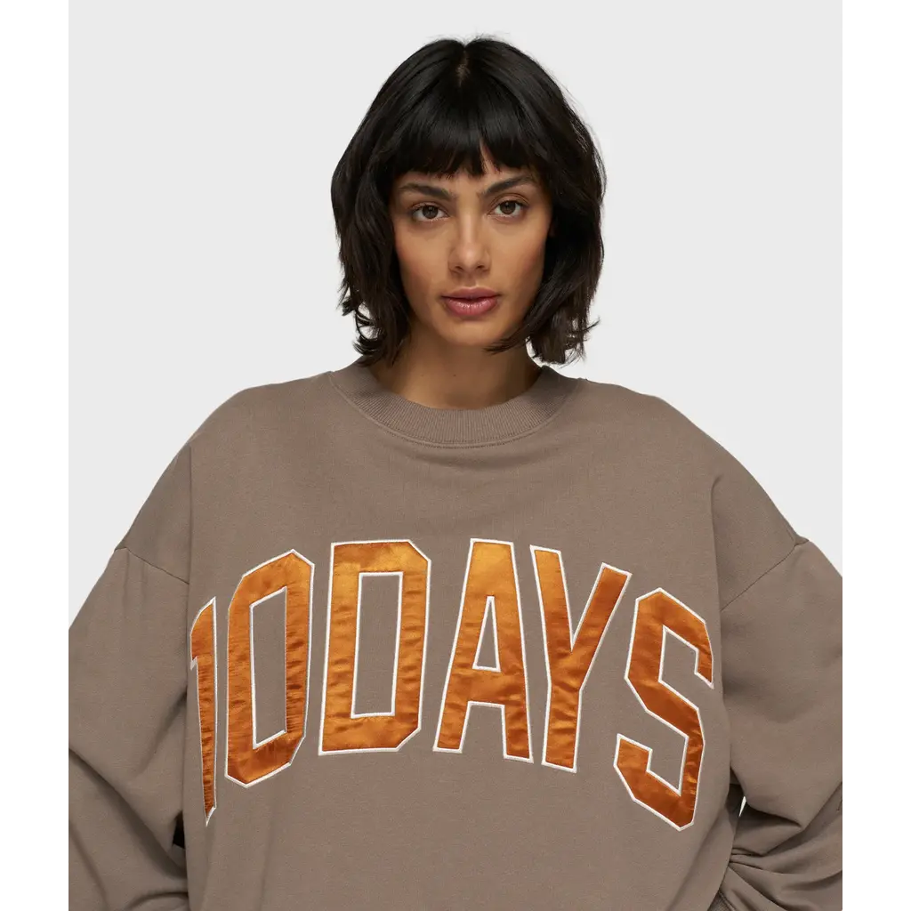 10 Days baseball sweater 10DAYS in moonrock