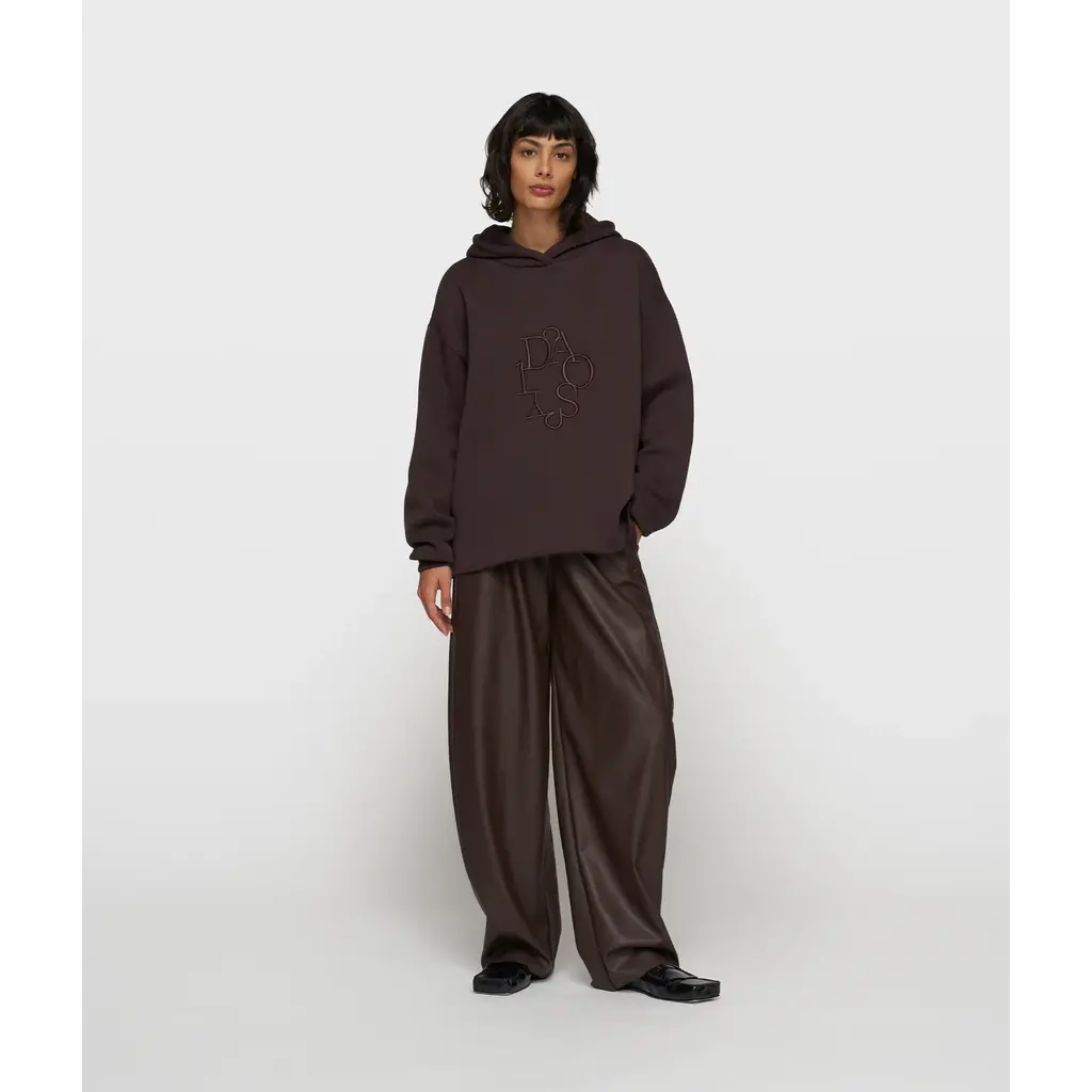 10 Days statement hoodie n deep wine