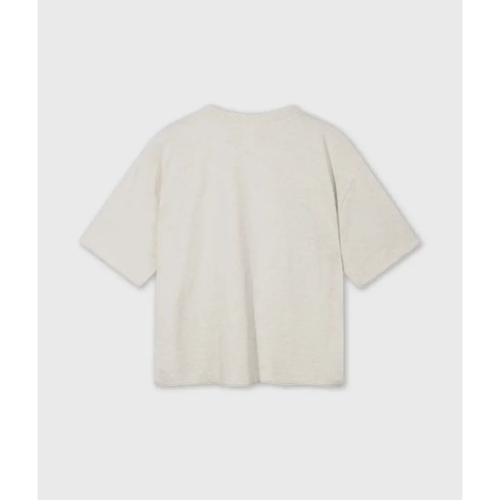 10 Days baseball t-shirt 10DAYS in soft white melee
