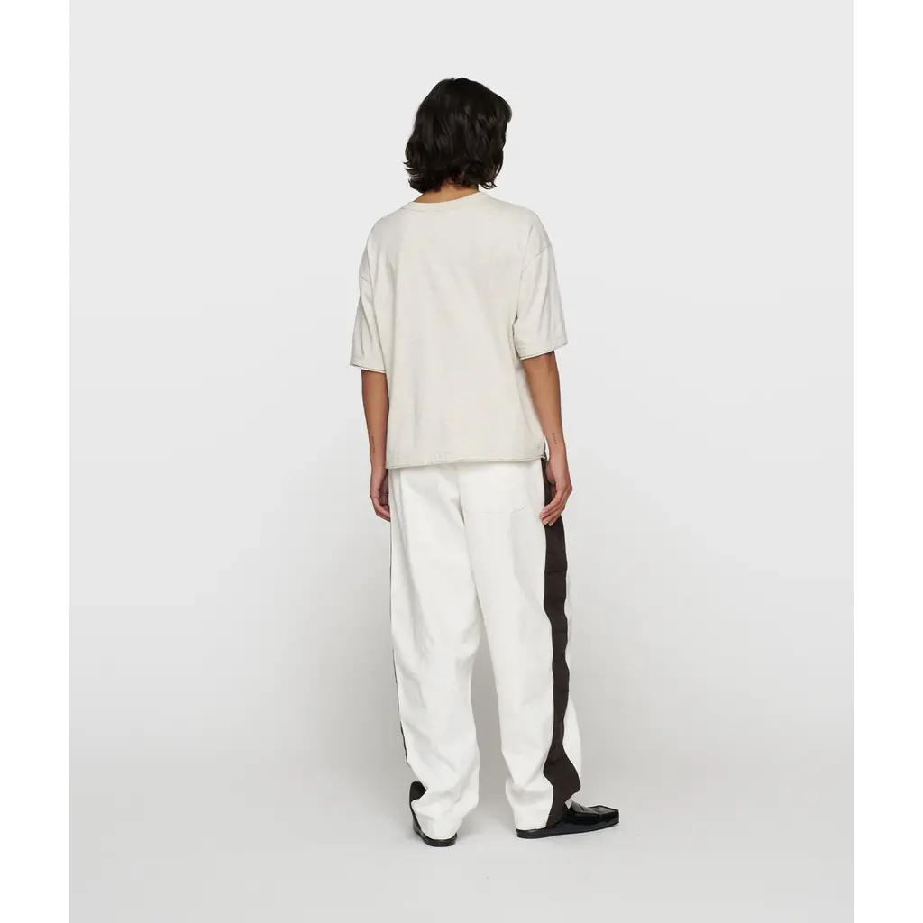 10 Days baseball t-shirt 10DAYS in soft white melee