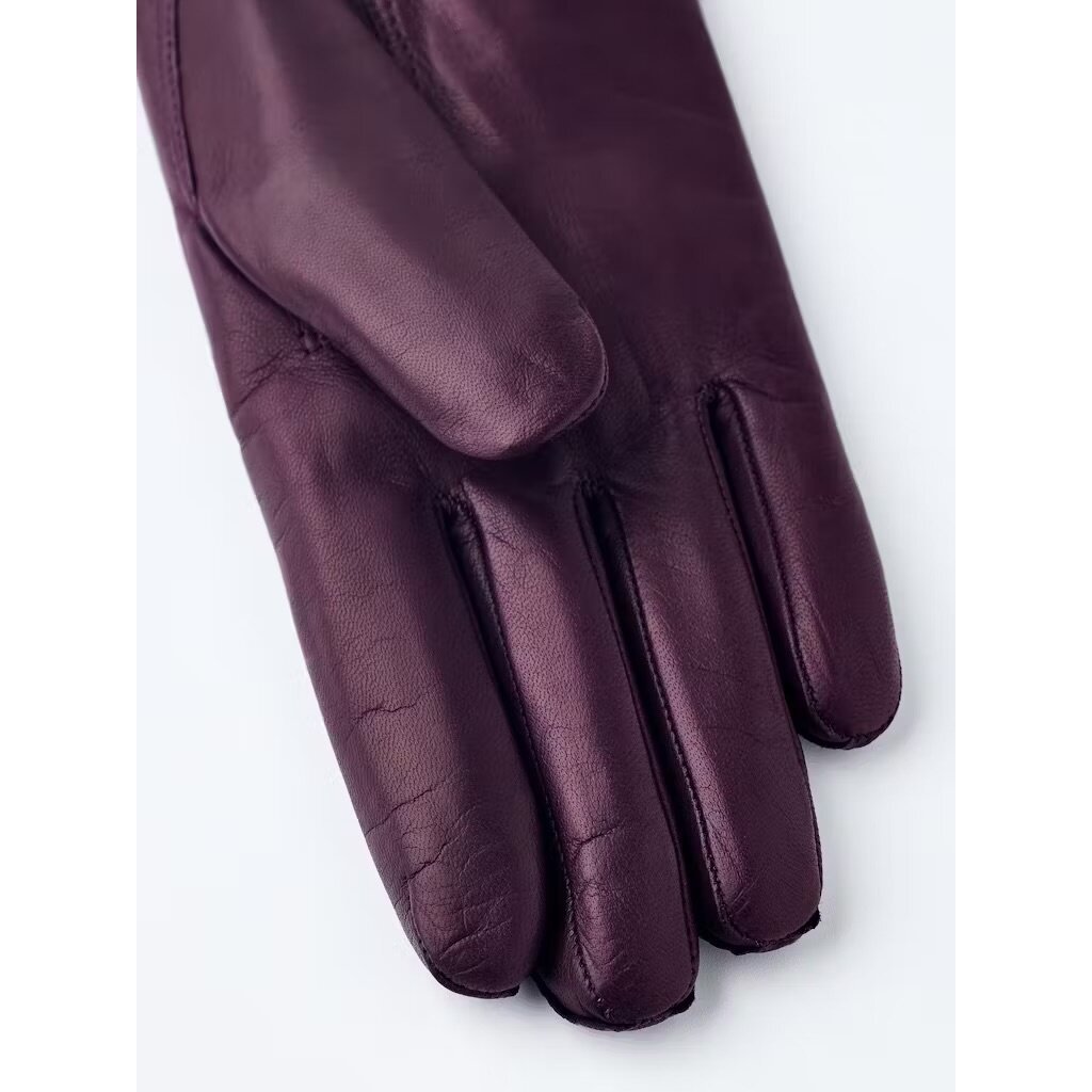 Hestra handschoen Elisabeth in dark plum