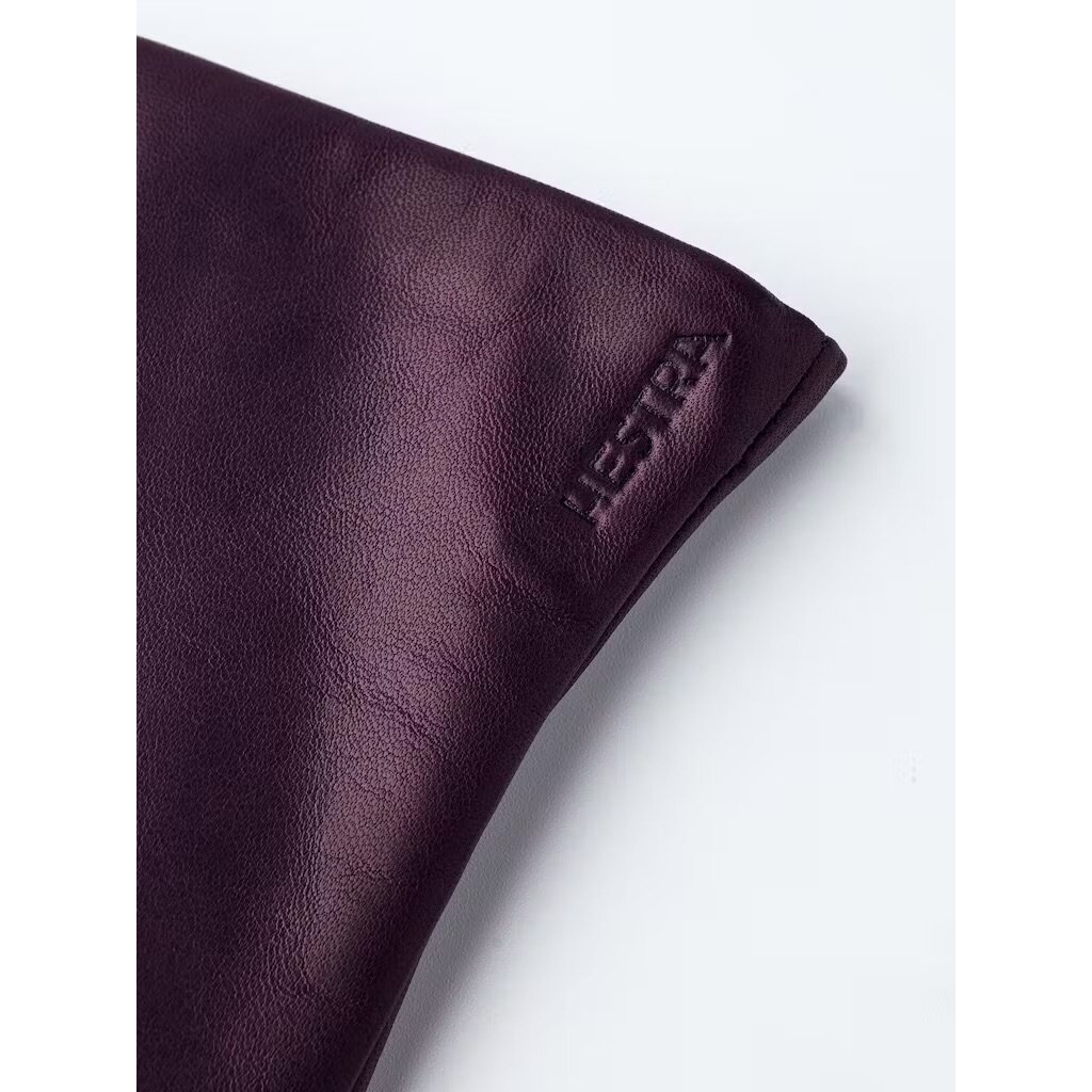 Hestra handschoen Elisabeth in dark plum