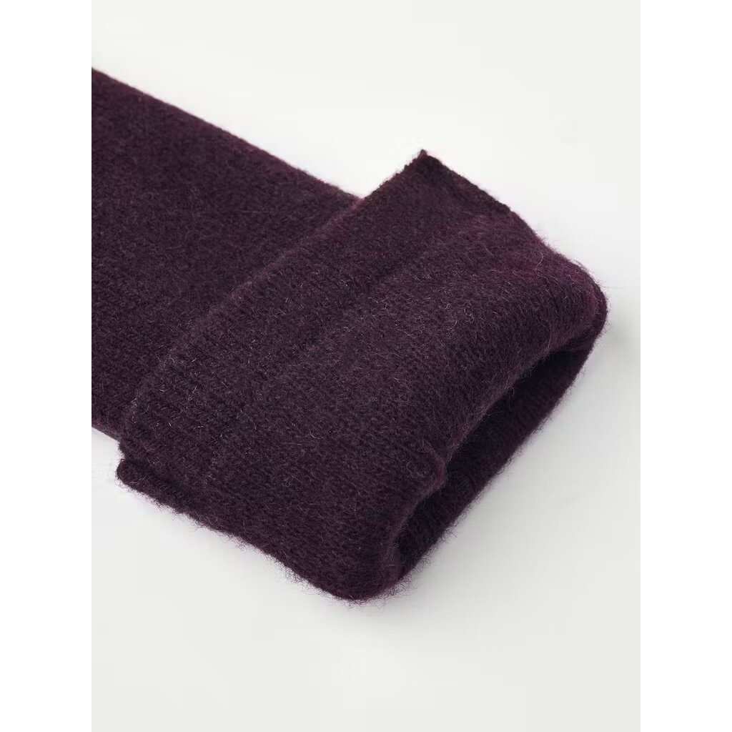 Hestra handschoen Samantha in dark plum