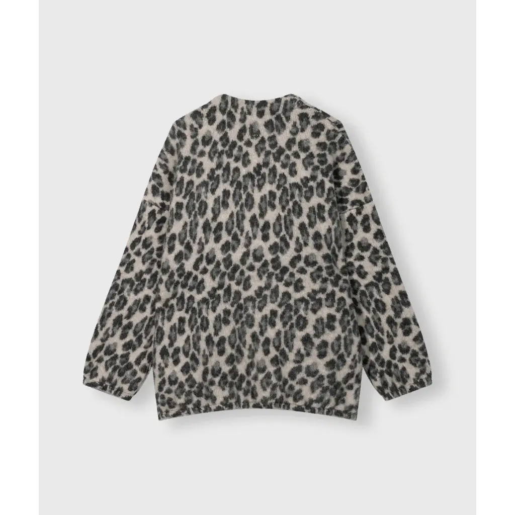 10 Days vest Leopard in soft white melee