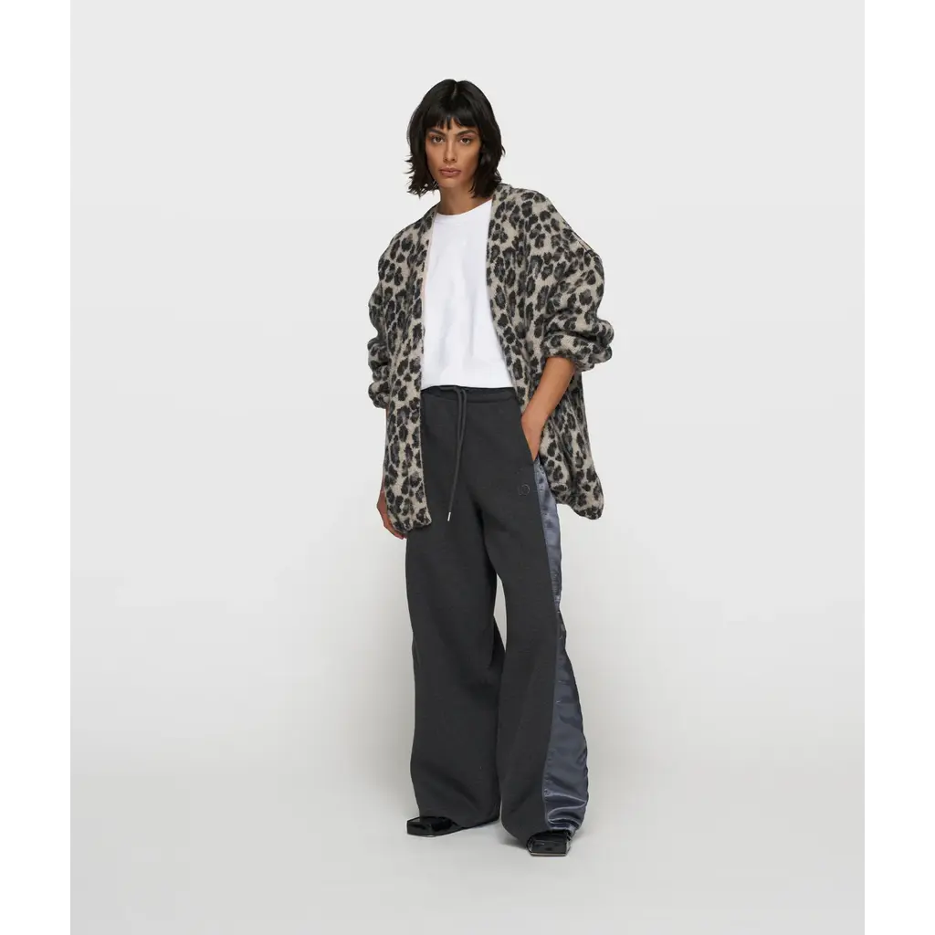10 Days vest Leopard in soft white melee