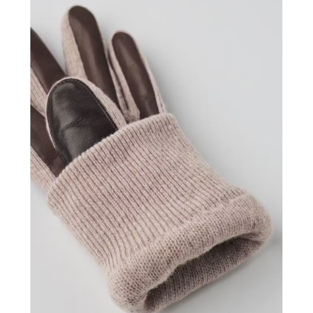 Hestra handschoen Jeanne in chocolate/tabac