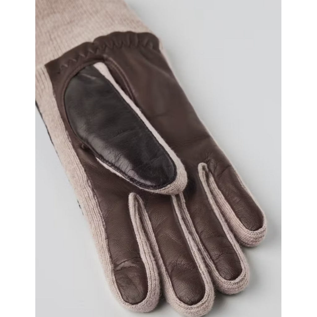 Hestra handschoen Jeanne in chocolate/tabac