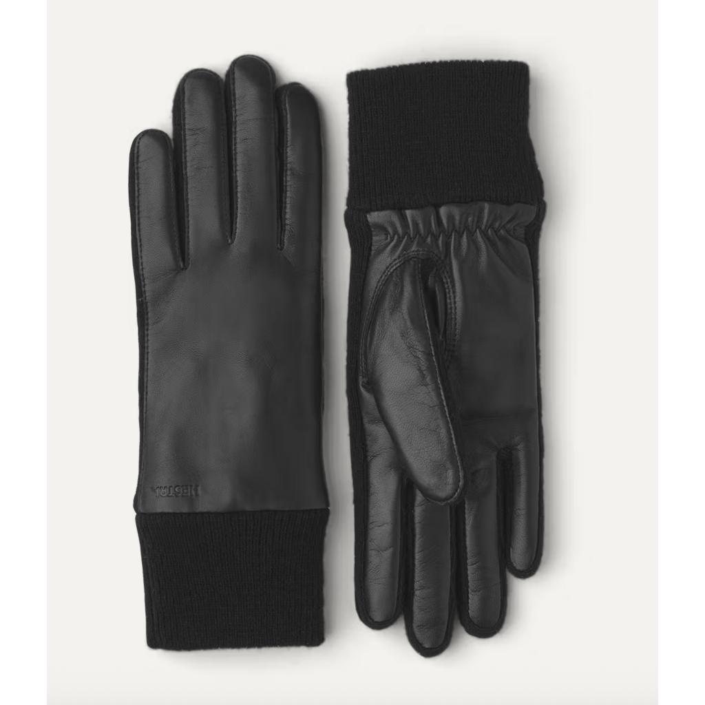 Hestra handschoen Jeanne in black