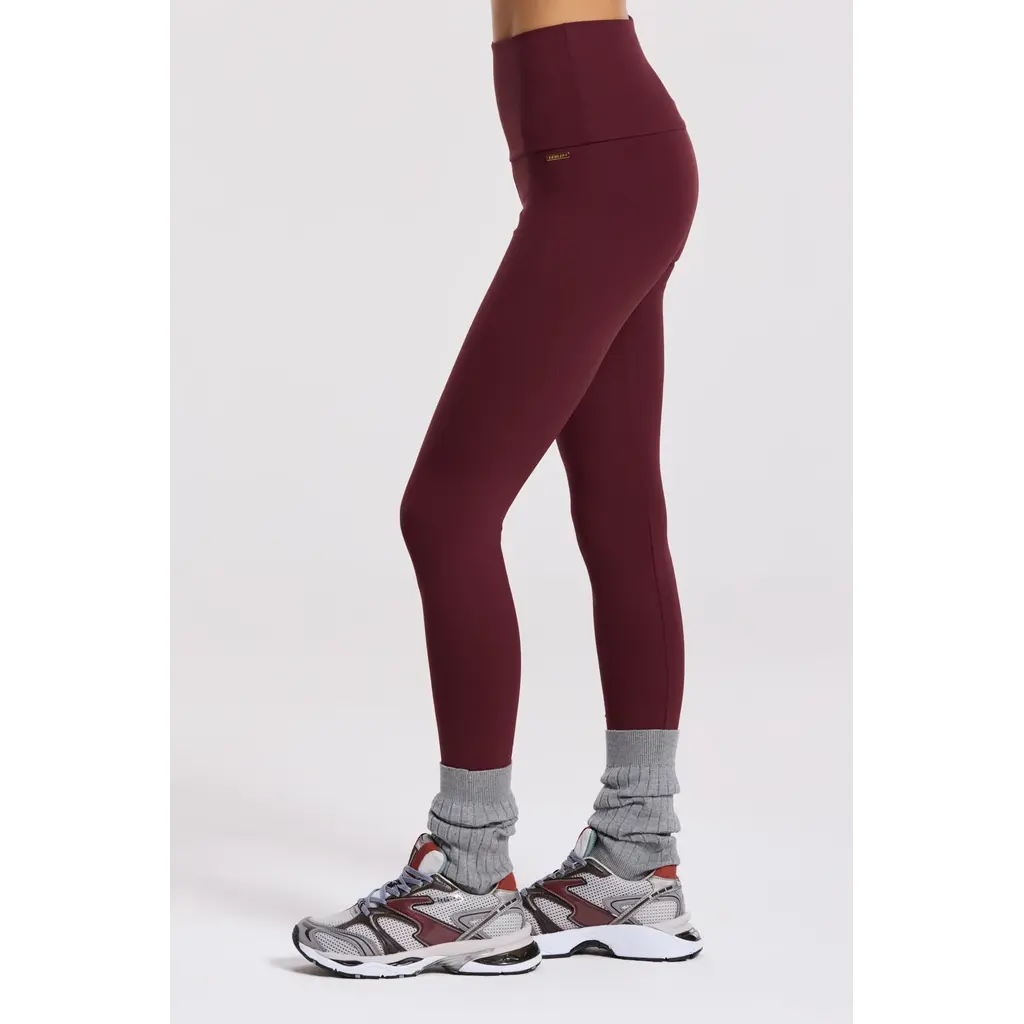 Deblon Sports high waist classic legging in bordeaux