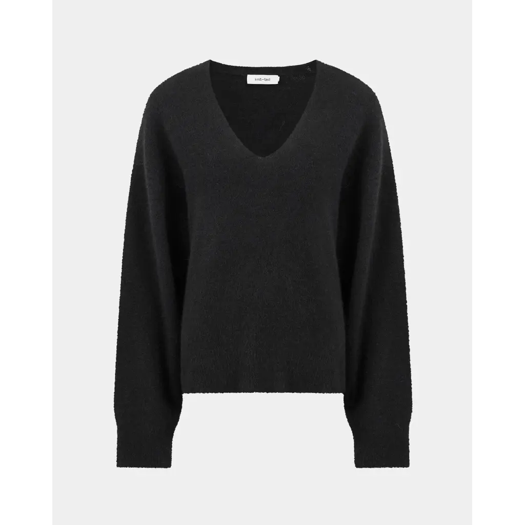 Knit-ted trui Lucia in black