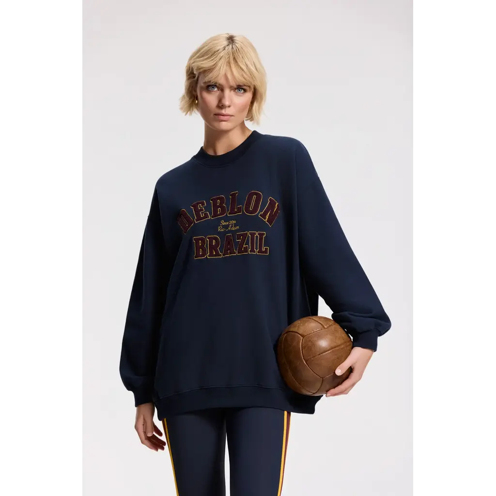 Deblon Sports sweater Malou in navy