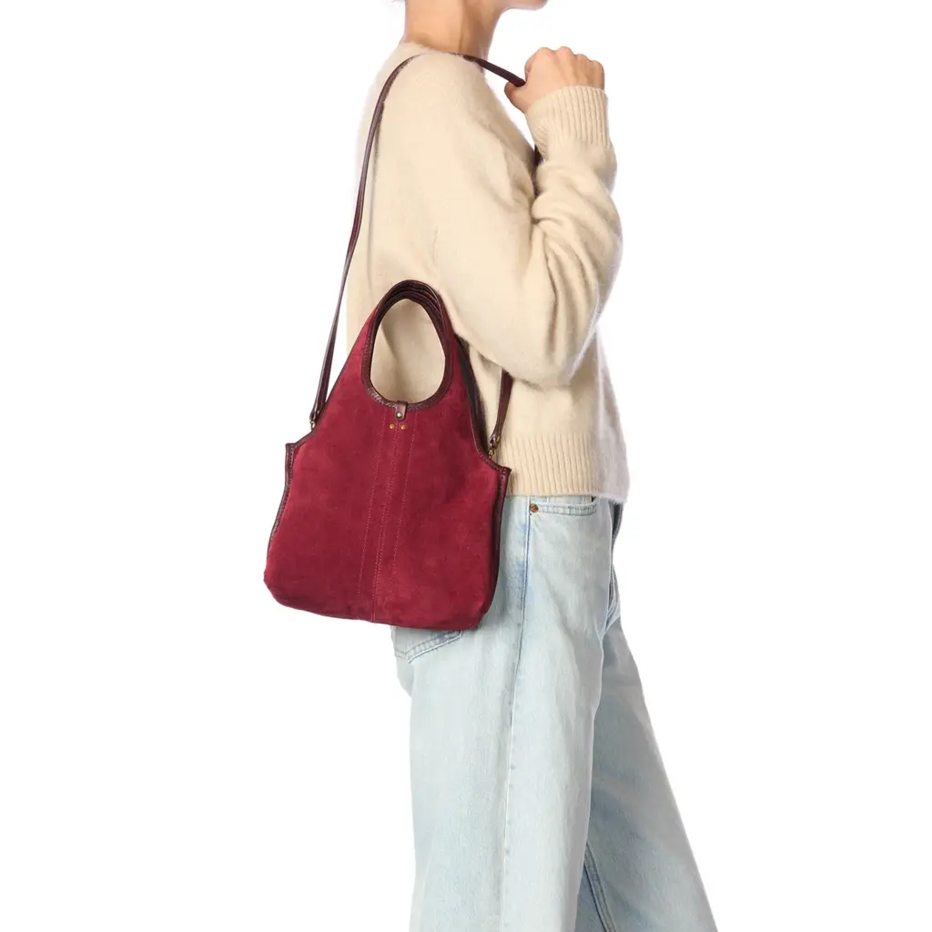 Jérôme Dreyfuss tas Paco S in burgundy