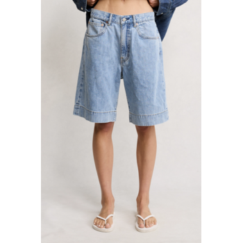 Denimist relax short Keaton in stone wash blue