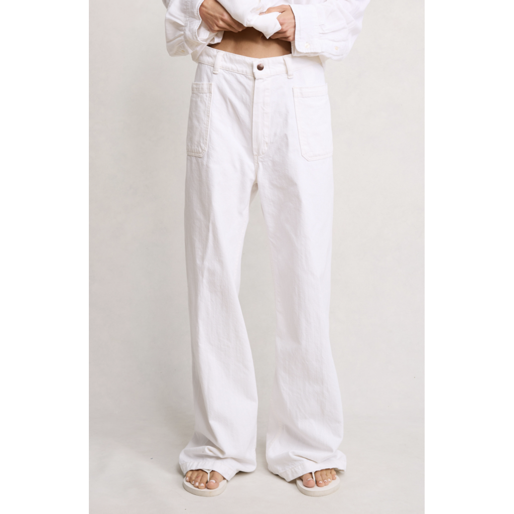 Denimist jeans Deck Pant in white wash